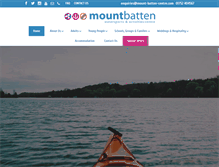 Tablet Screenshot of mount-batten-centre.com